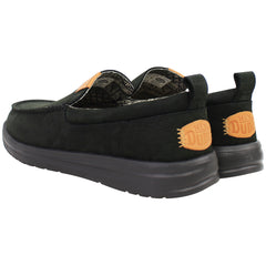 Hey Dude Wally Grip Mens Black Shoes