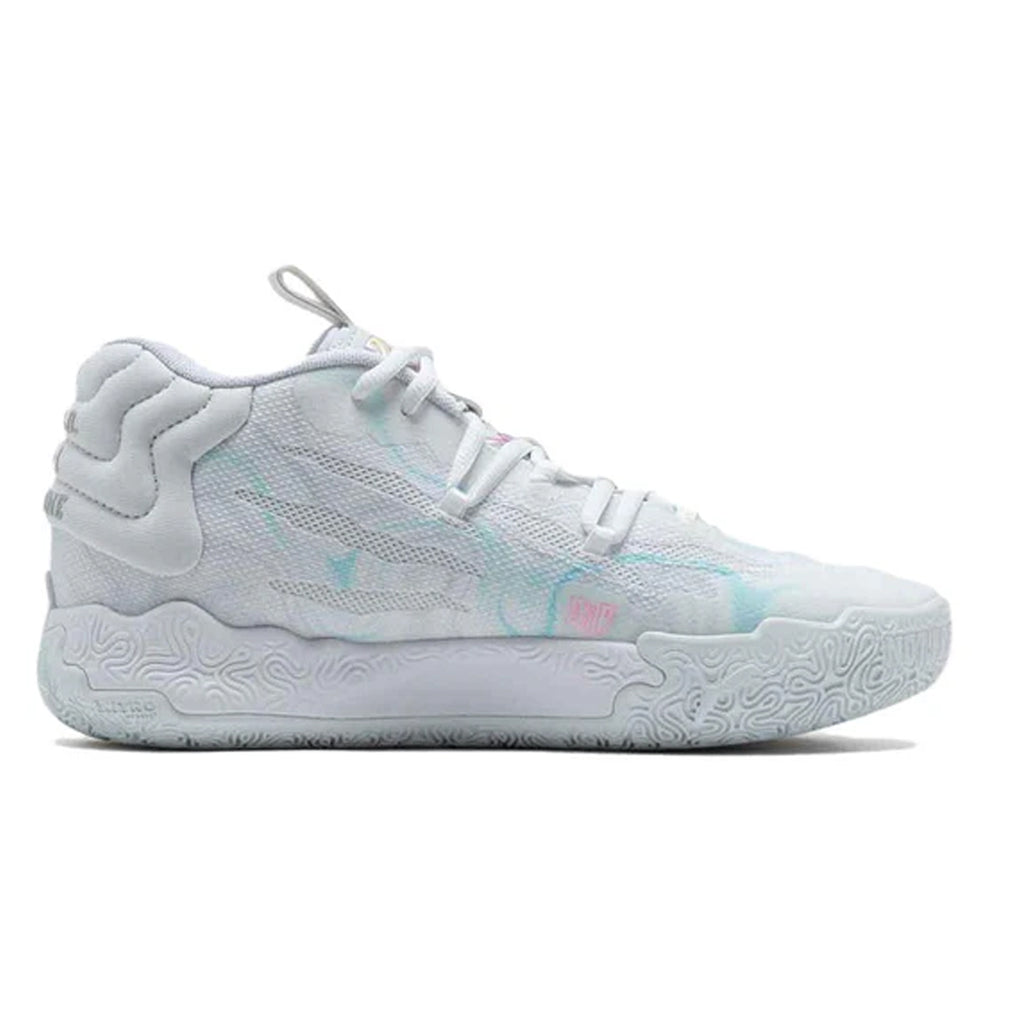 Puma MB.03 Iridescent Mens White Basketball Shoes