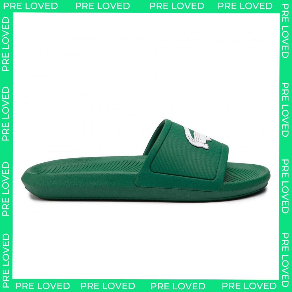 Lacoste Croco Slide 119 1 Mens Green Sliders DIRTY