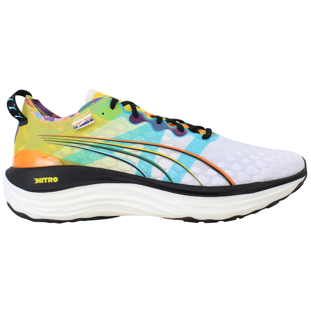 Puma ForeverRun Nitro LM Mens White Running Shoes