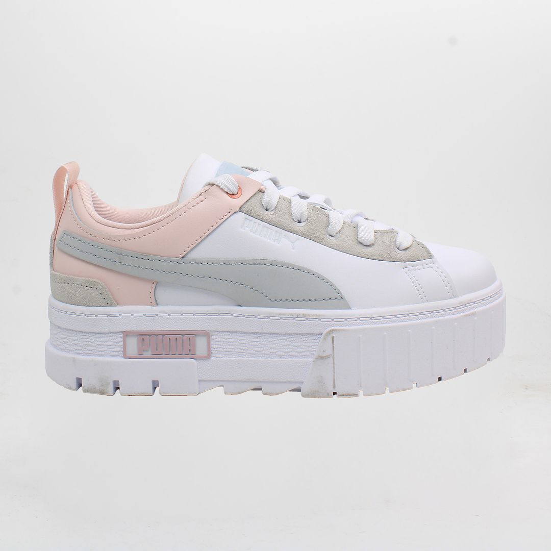 Puma Mayze Raw Womens White Trainers - Dirty Marks