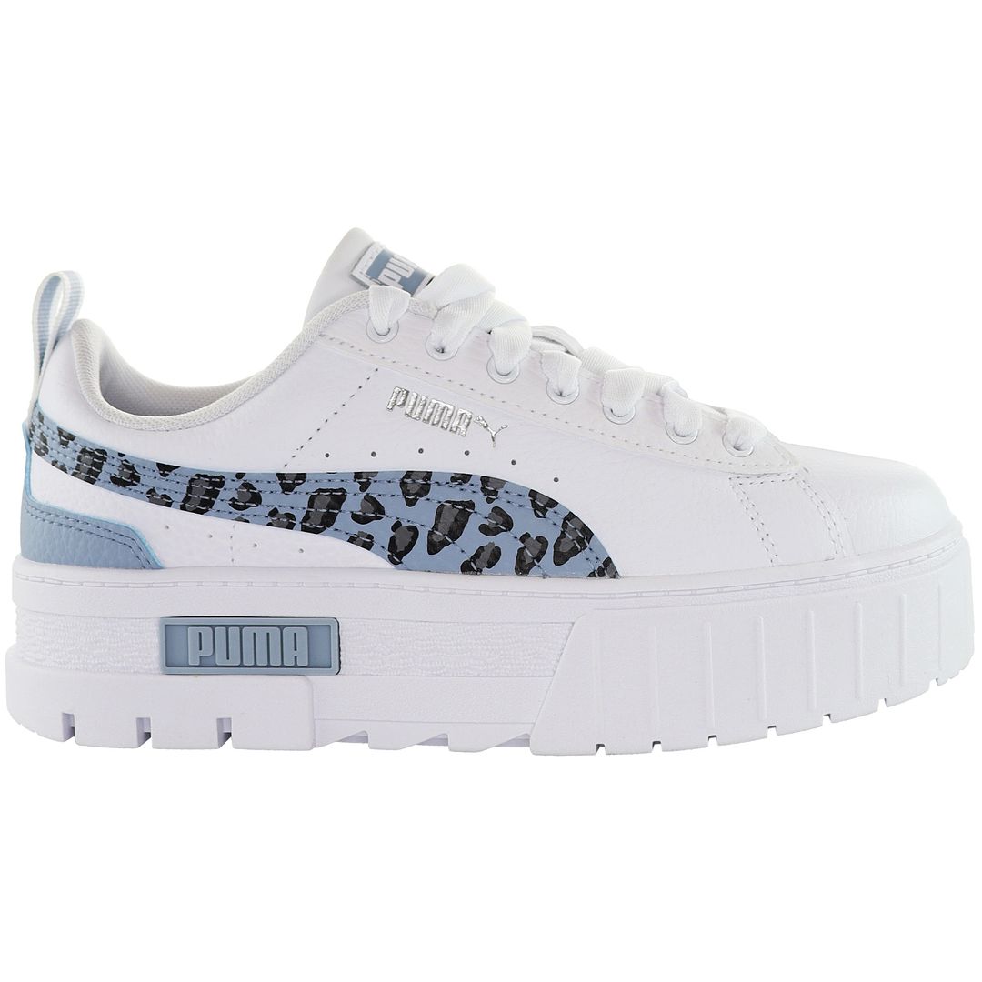 Puma Mayze Wild Kids White Trainers