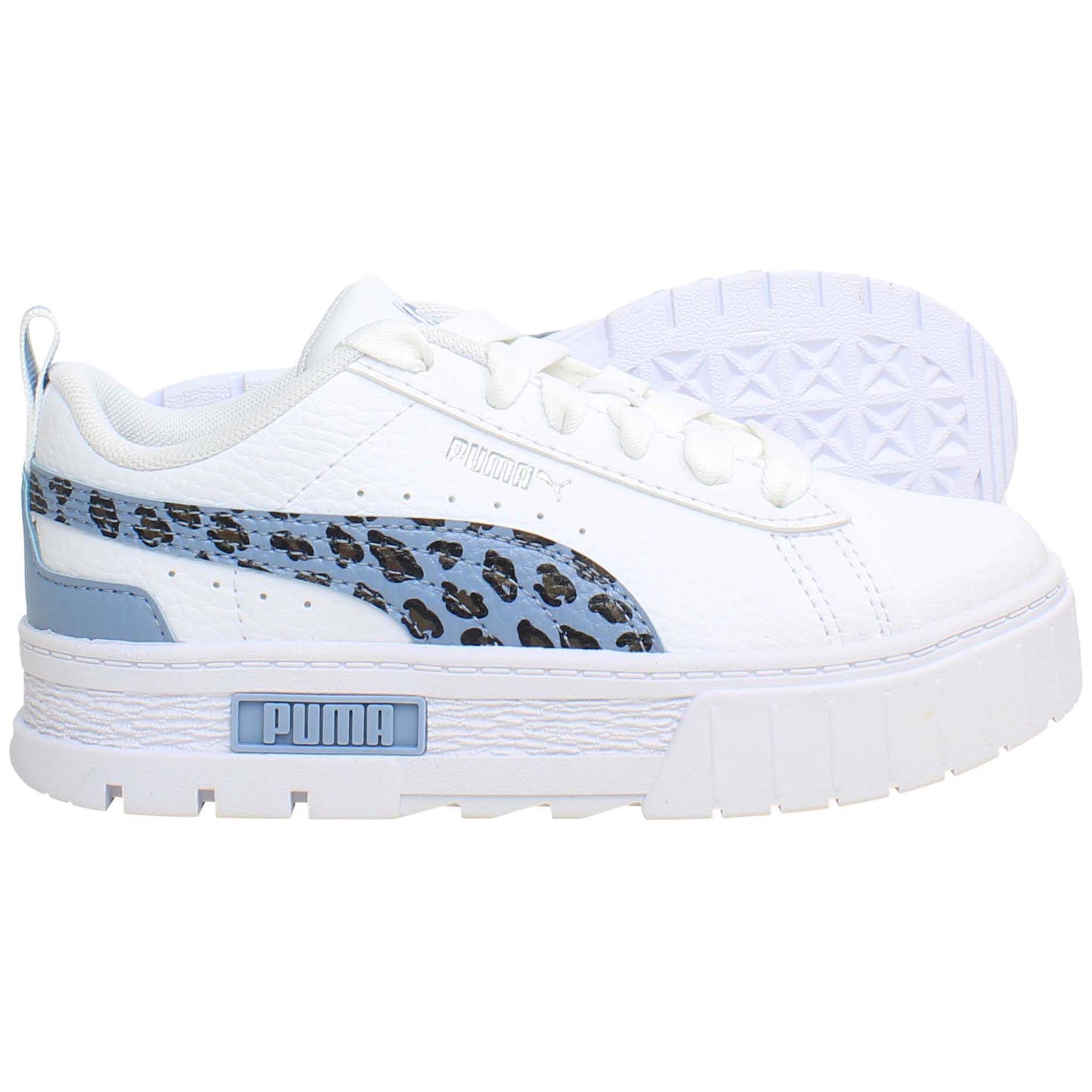 Puma Mayze Wild Kids White Trainers