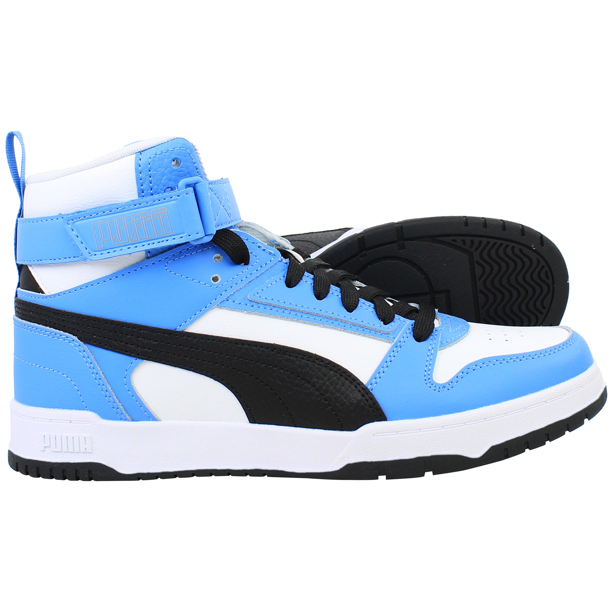 Puma RBD Game Mens Blue/White High Trainers