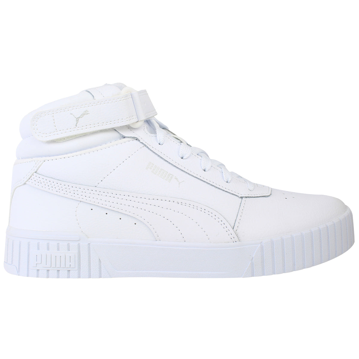 Puma Carina 2.0 Mid Womens White Trainers