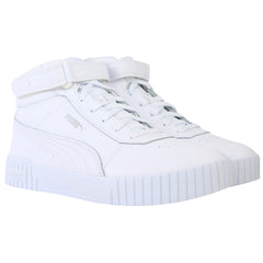 Puma Carina 2.0 Mid Womens White Trainers