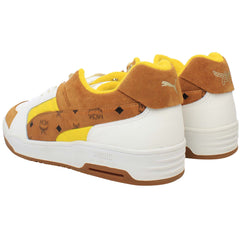 Puma Slipstream Lo MCM Mens White/Brown Trainers