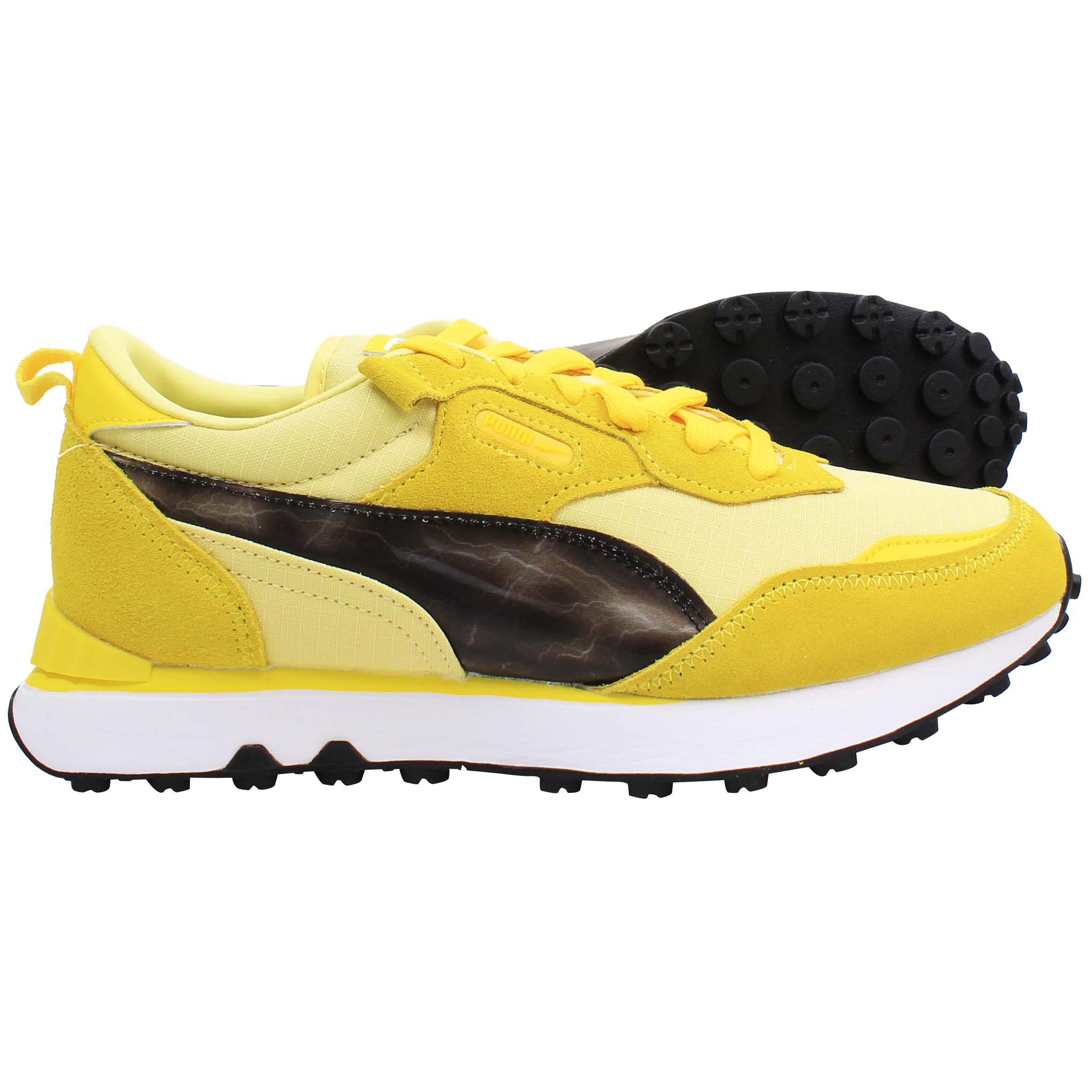 Puma Rider FV Pikachu Kids Yellow Trainers