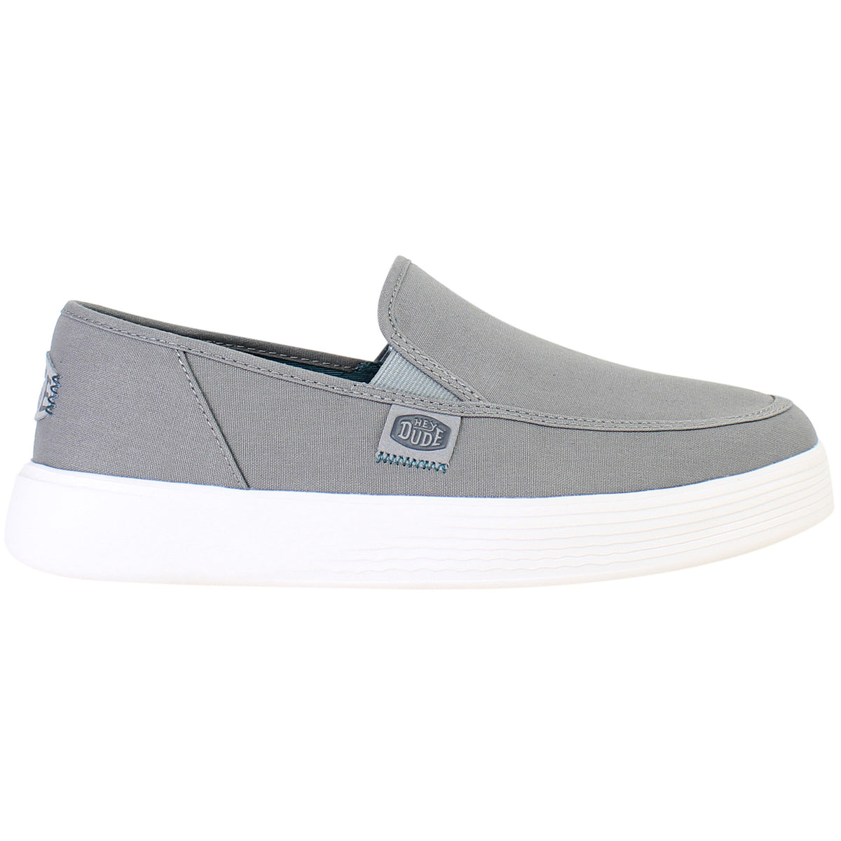 Hey Dude Sunapee Mens Grey Plimsolls