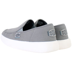 Hey Dude Sunapee Mens Grey Plimsolls