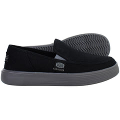 Hey Dude Sunapee Mens Black Plimsolls