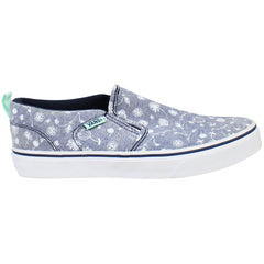 Vans Asher Low Top Womens Blue Plimsolls