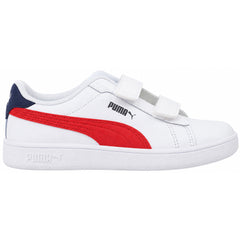 Puma Smash 3.0 L V PS Kids White Trainers