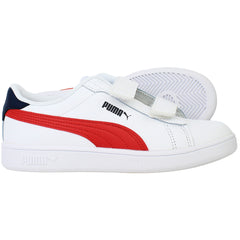Puma Smash 3.0 L V PS Kids White Trainers