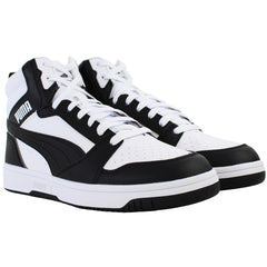 Puma Rebound V6 Mens White/Black Trainers