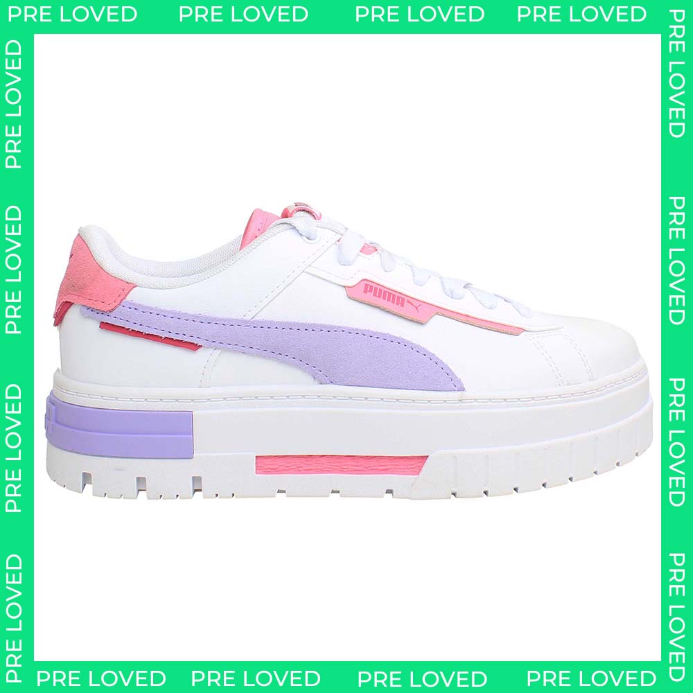 Puma Mayze Crashed Womens White Trainers NO BOX