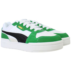 Puma CA Pro Lux III Mens White/Green Trainers