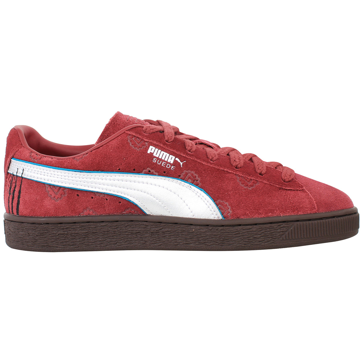 Puma Suede 2 One Piece Mens Burgundy Trainers