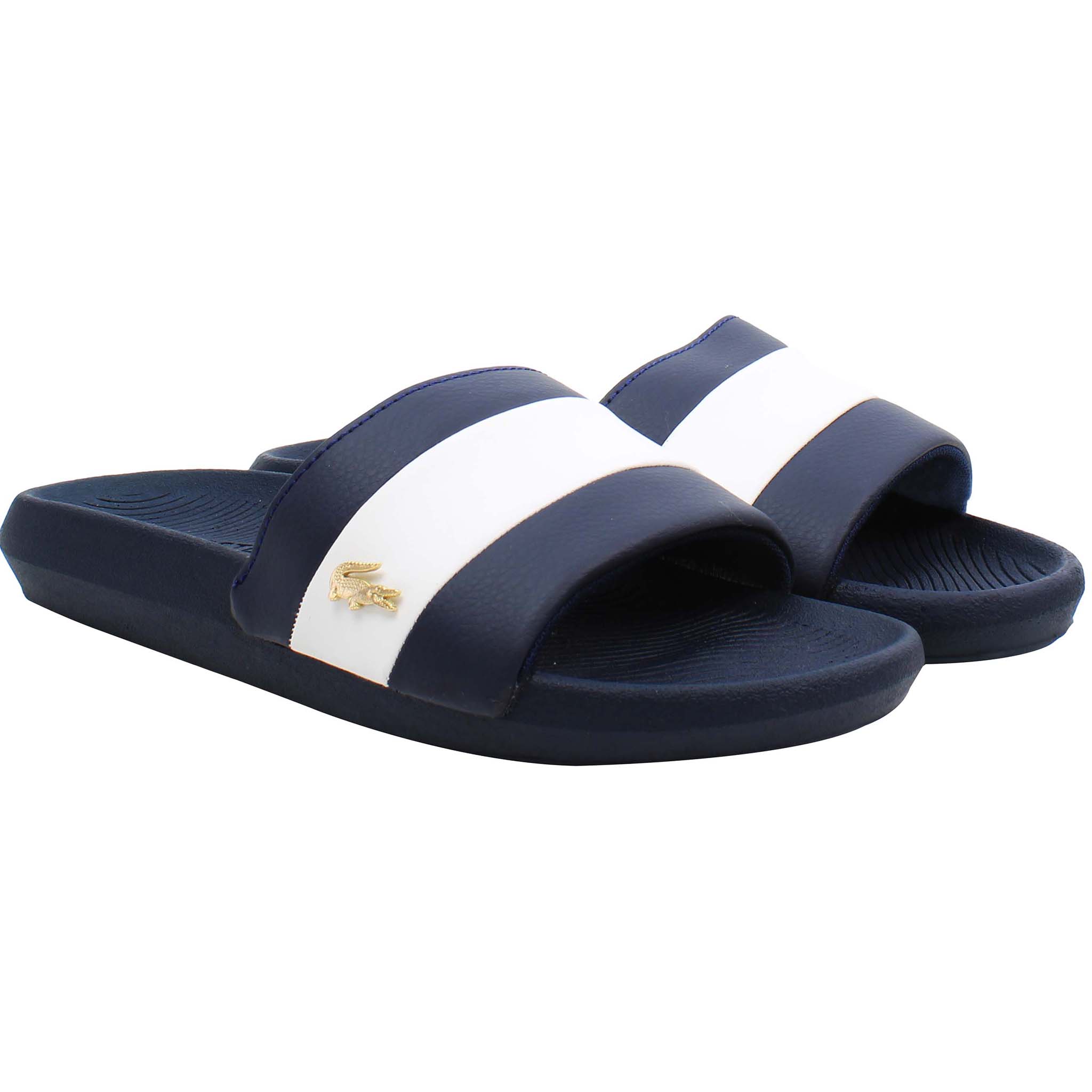 Lacoste Croco Slide 120 3 Womens Navy Sliders