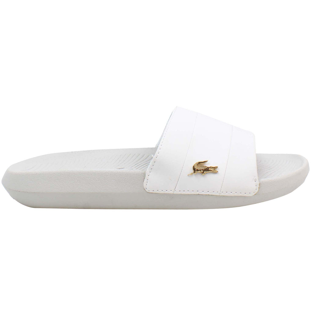 Lacoste Croco Slide 120 3 Womens White Sliders