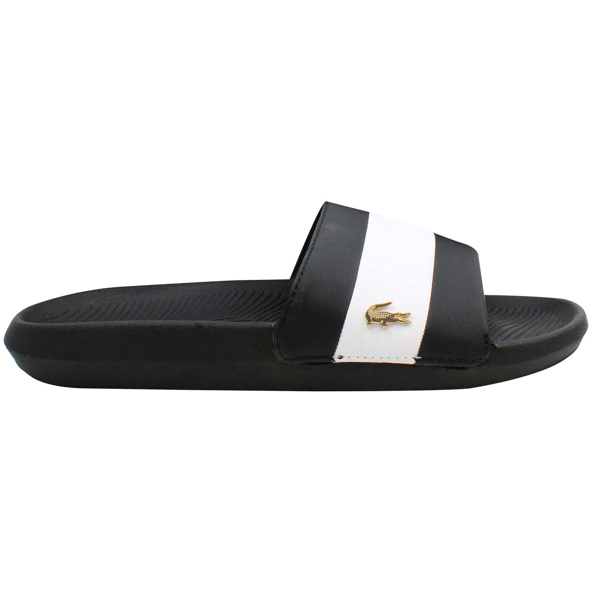 Lacoste Croco Slide 120 3 Womens Black Sliders