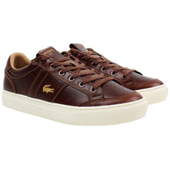 Lacoste Courtline 120 1 Mens Brown Trainers