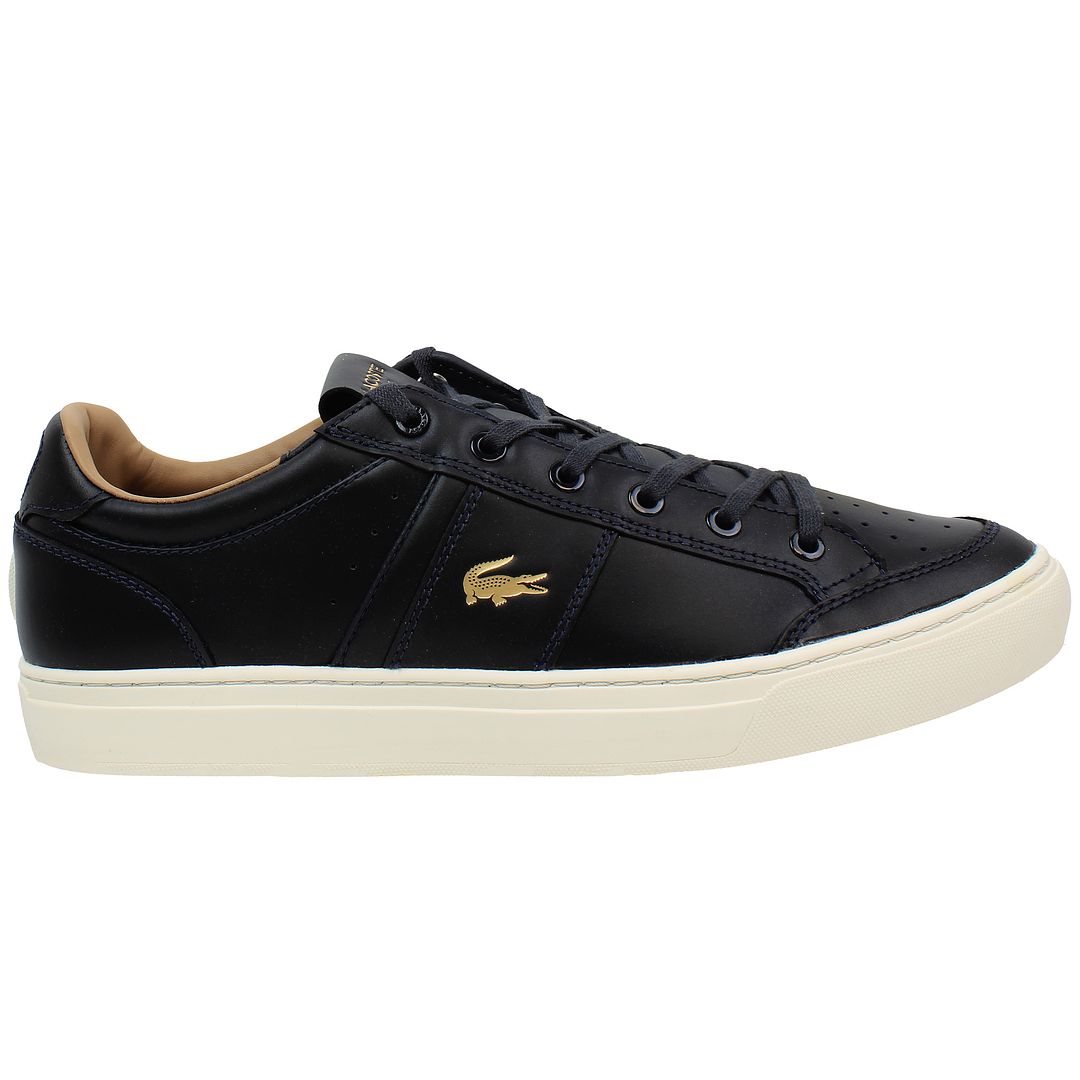 Lacoste Courtline 120 1 Mens Dark Navy Trainers