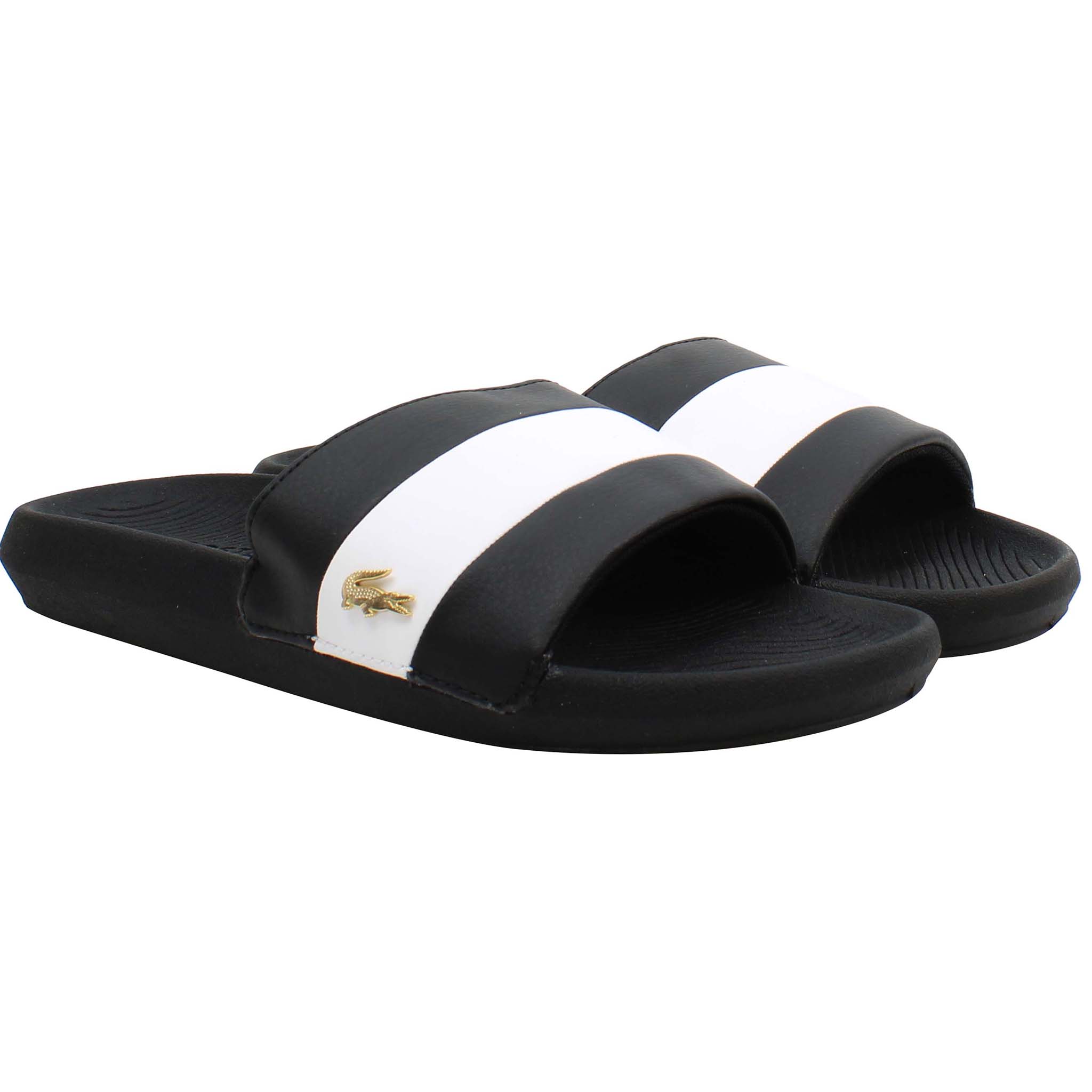 Lacoste Croco Slide 120 3 Mens Black Sliders