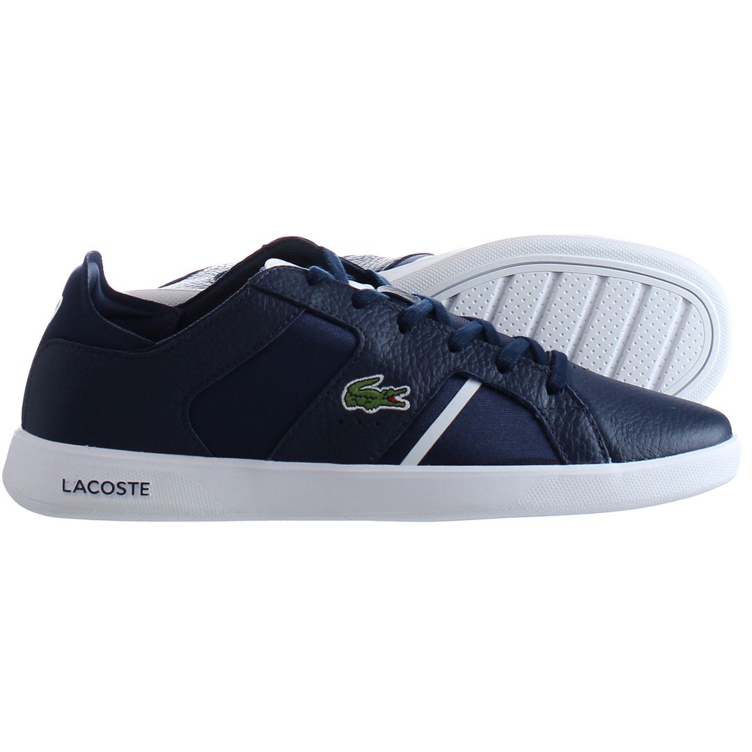 Lacoste Novas 120 1 SMA Mens Navy Blue Trainers