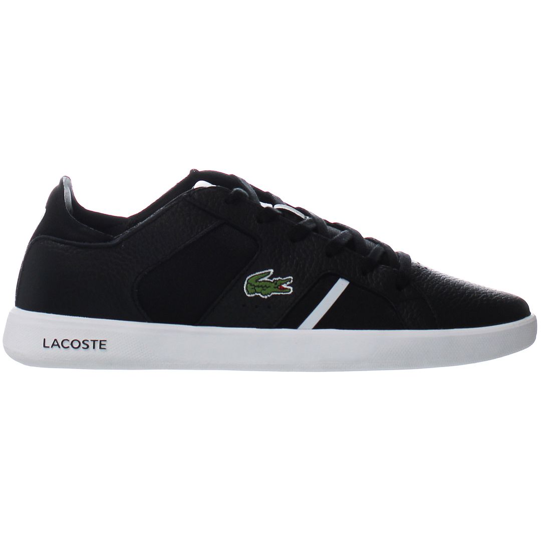 Lacoste Novas 120 1 SMA Mens Black/White Trainers