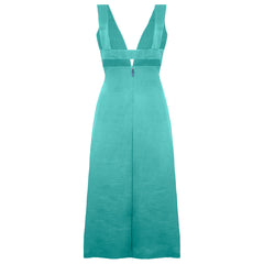 Armani Exchange Asymetric Womens Green Dress