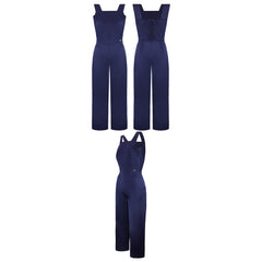 Armani Exchange Womens Navy Maxi Jumpsuit