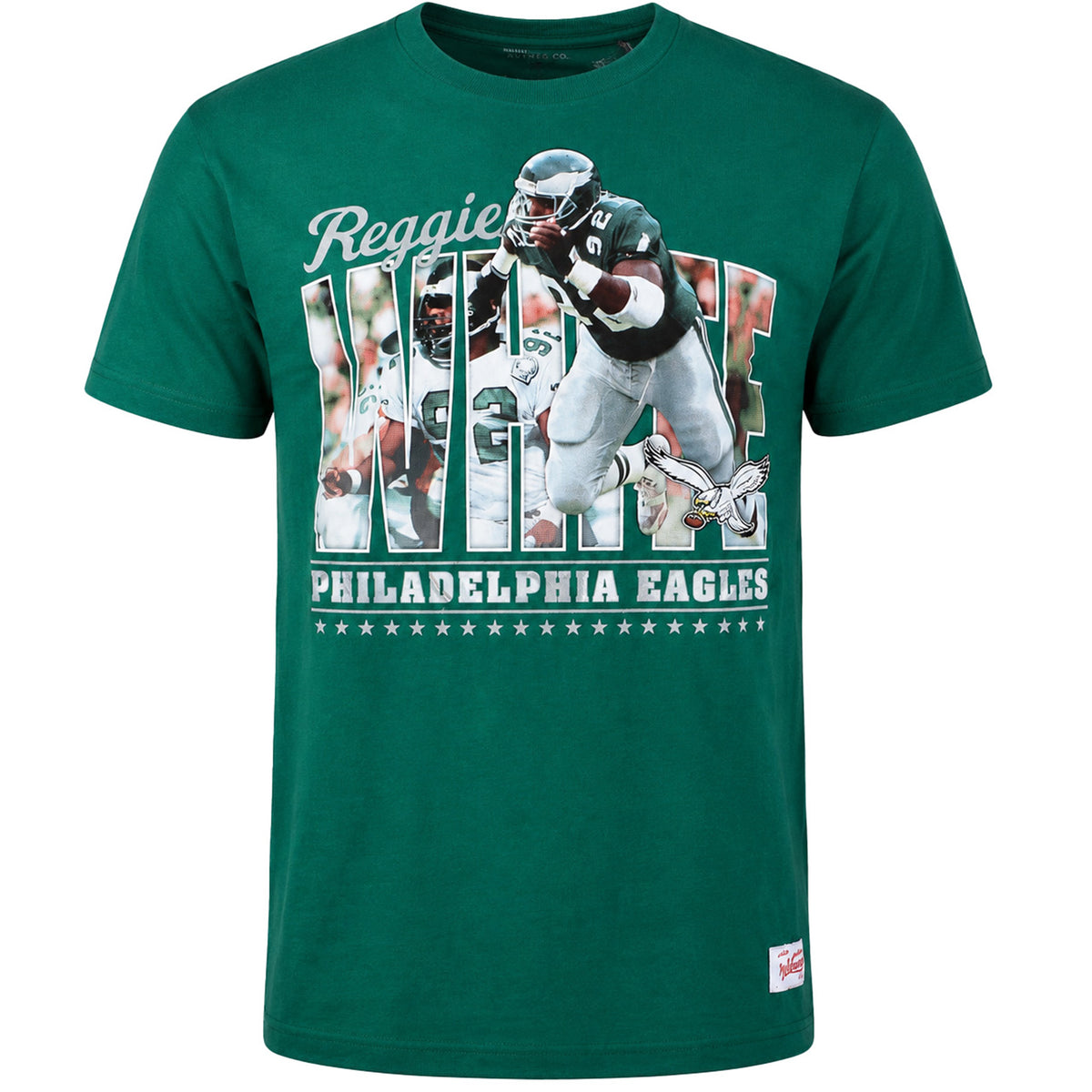 Mitchell & Ness NFL Philadelphia Eagles Photo Real Mens Green T-Shirt