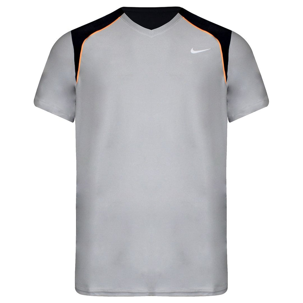 Nike Dri-Fit Mens Light Grey Tennis Top