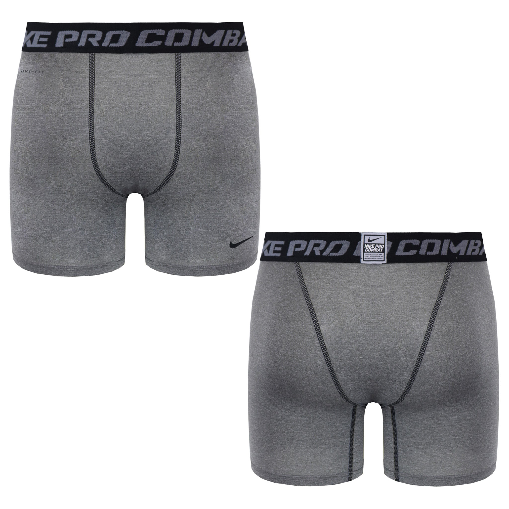 Nike Pro Kids Grey Compression Shorts