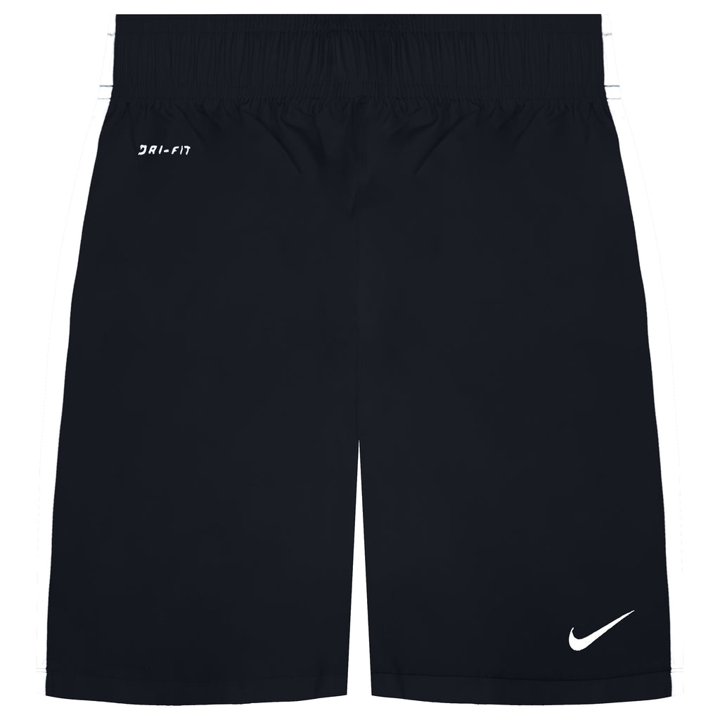 Nike Graphic Logo Stretch Waist Black Kids Shorts