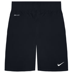 Nike Graphic Logo Stretch Waist Black Kids Shorts