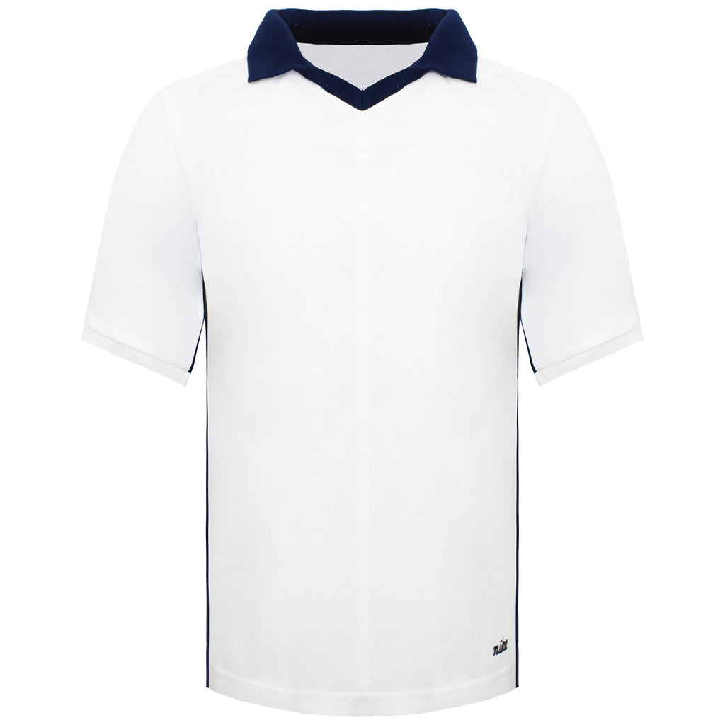 Nike Logo Kids White/Navy Polo Shirt