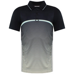 Oakley Stripe Ellipse Mens Black Golf Polo Shirt