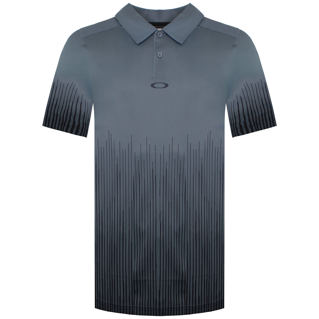 Oakley Uniform Mens Grey Golf Polo Shirt