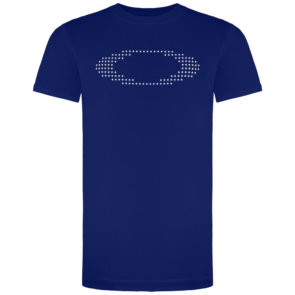 Oakley Ellipse Star Mens Navy T-Shirt
