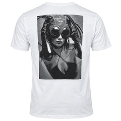Oakley Medusa Advertising USA Mens White T-Shirt