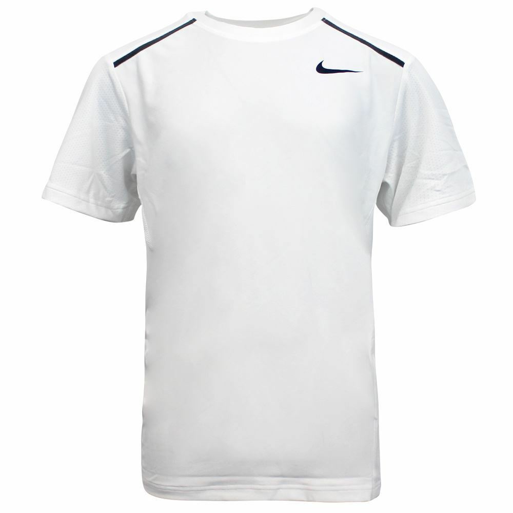 Nike Dri-Fit Mens White Tennis Top