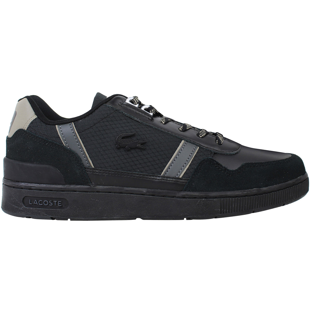 Lacoste T-Clip 124 2 Mens Black Trainers