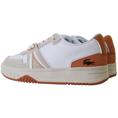 Lacoste L001 124 2 Mens White/Brown Trainers