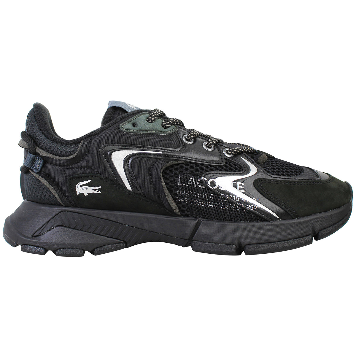 Lacoste L003 Neo 124 2 Mens Black Trainers