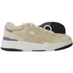 Lacoste Lineshot 224 1 Mens Light Brown Trainers