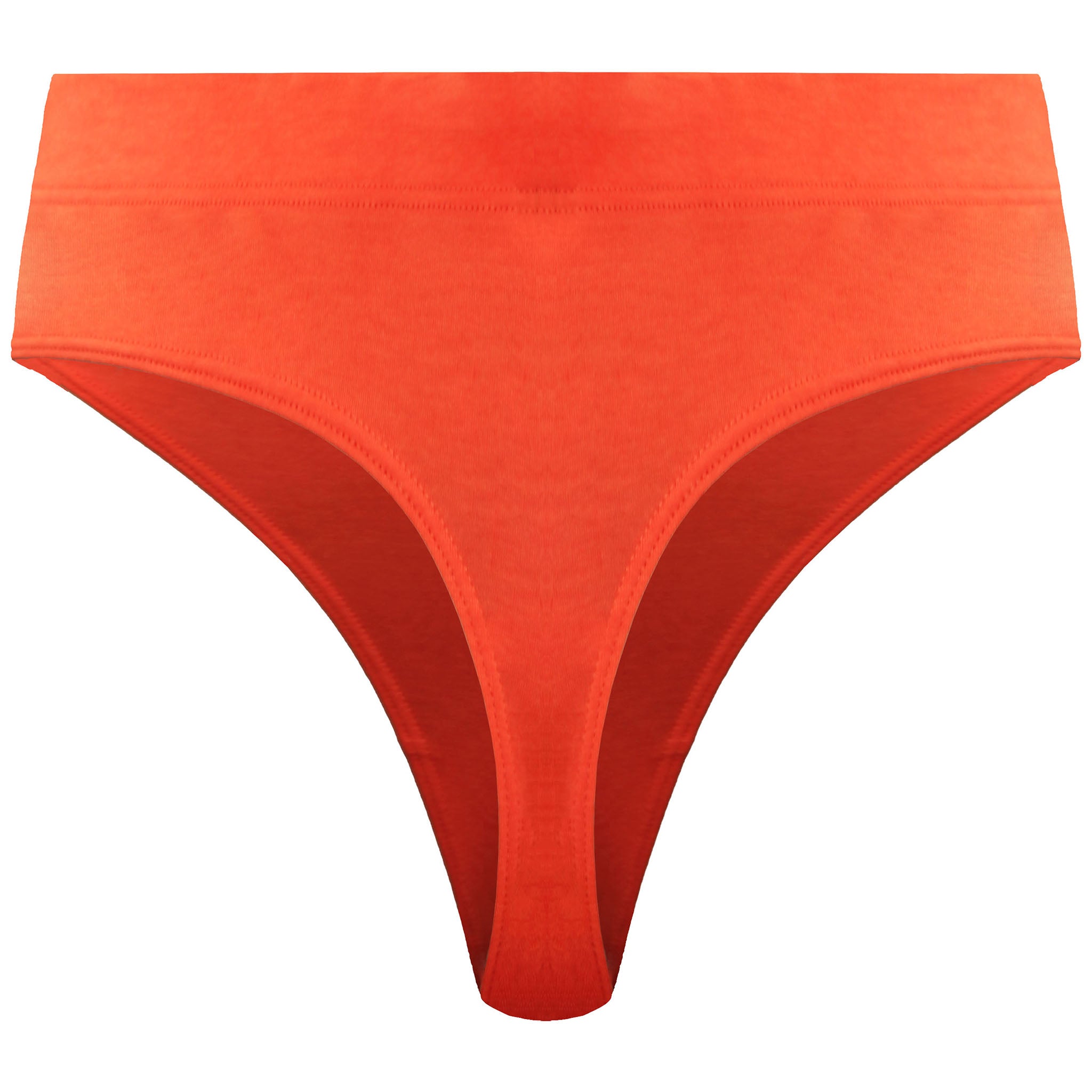 Adidas 2-Pack Womens Orange/Black Wide Side Thong