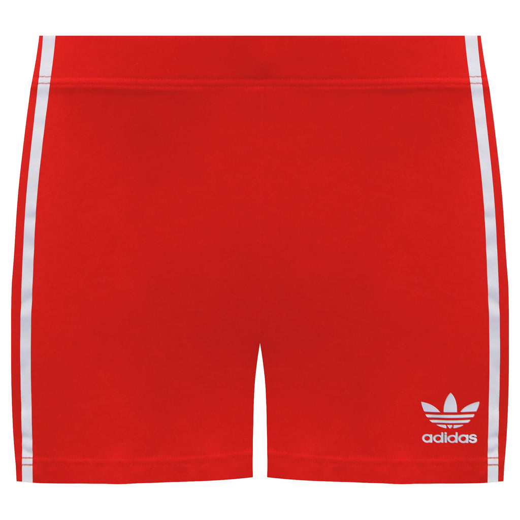 Adidas Stripe Womens Red Biker Boxer Panties