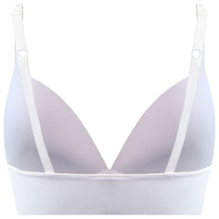 Adidas Slim Fit Womens White Triangle Bra